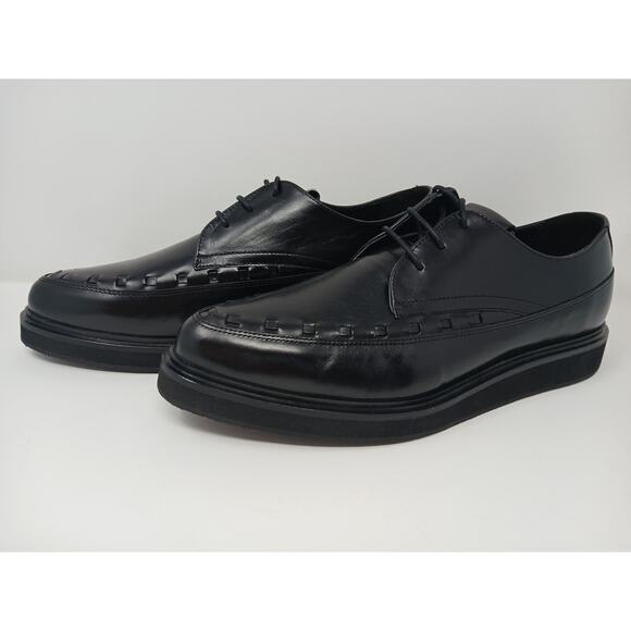 ALLSAINTS Derby Oxford Platform Lace Men\'s Size 46 EU /US 13 Leather Shoes New main image 12